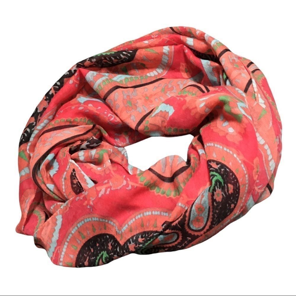 Vanity Paisley Infinity Scarf